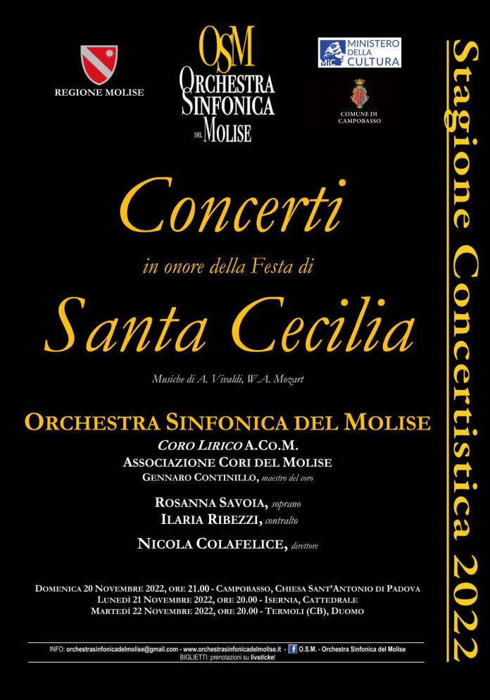 O.S.M. concerto in onore della Festa di Santa Cecilia