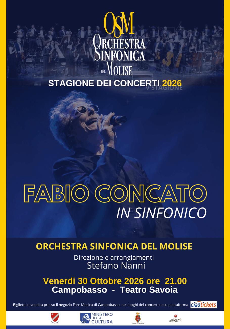 OSM Stagione Concertistica 2026 -Fabio Concato in Sinfonico