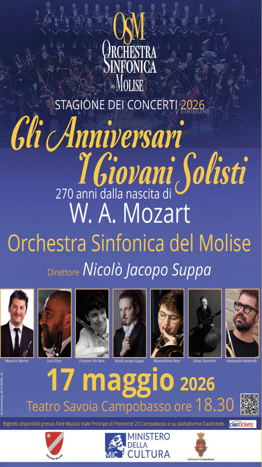 OSM Stagione Concertistica 2026 _ Gli anniversari I giovani solisti